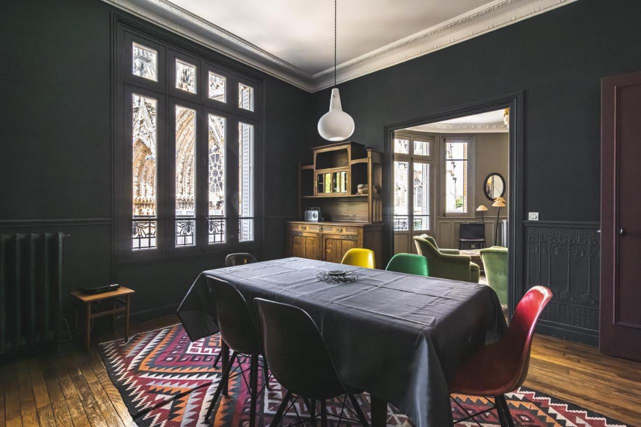 Au Pied De La Cathedrale #Vuemagique Apartment Reims Luaran gambar